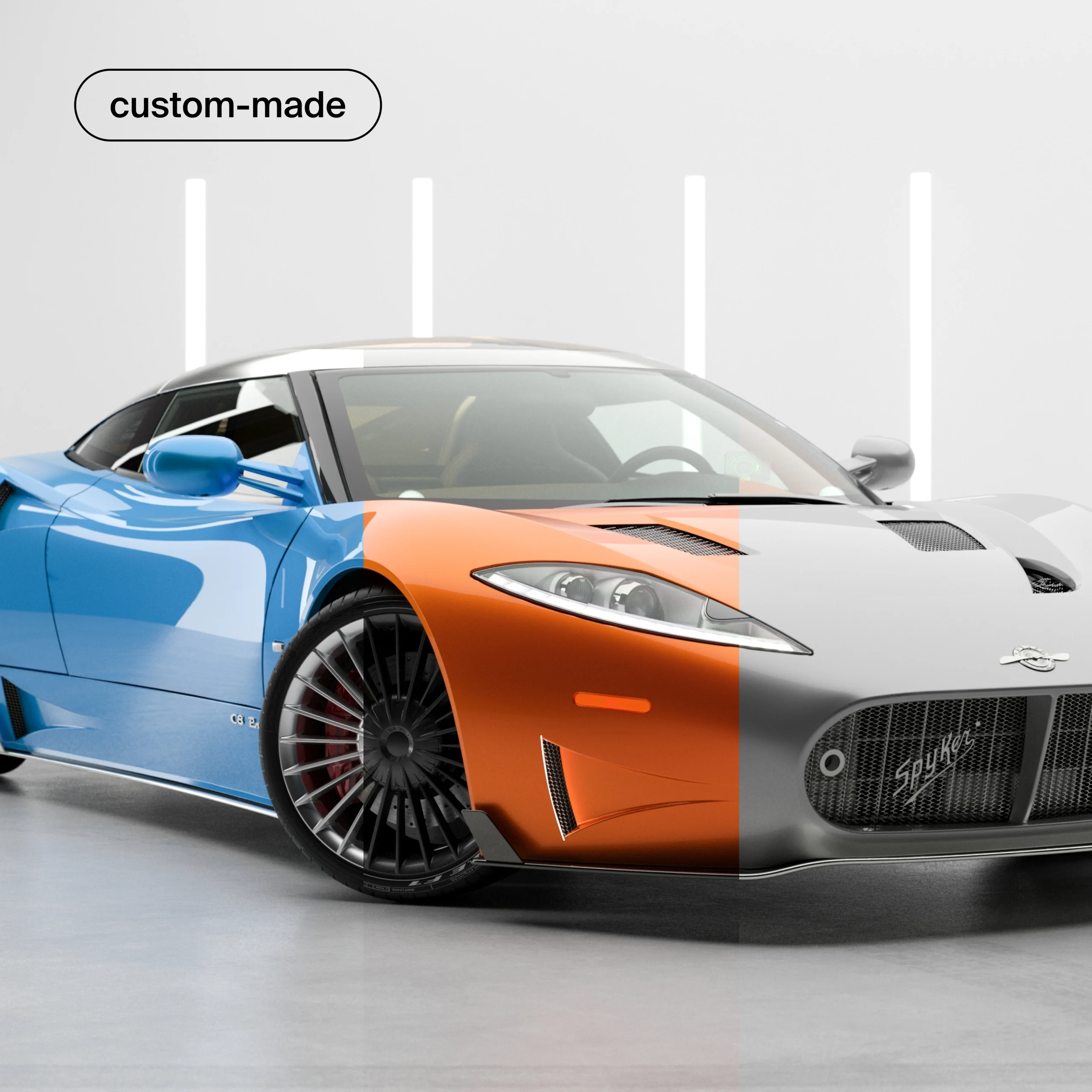 3D-configurator online - Spyker-auto